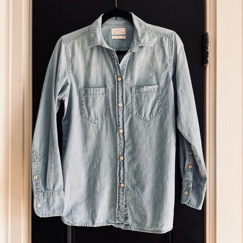 J. Crew Light Blue chambray Shirt